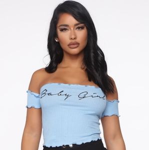 Off the shoulder top